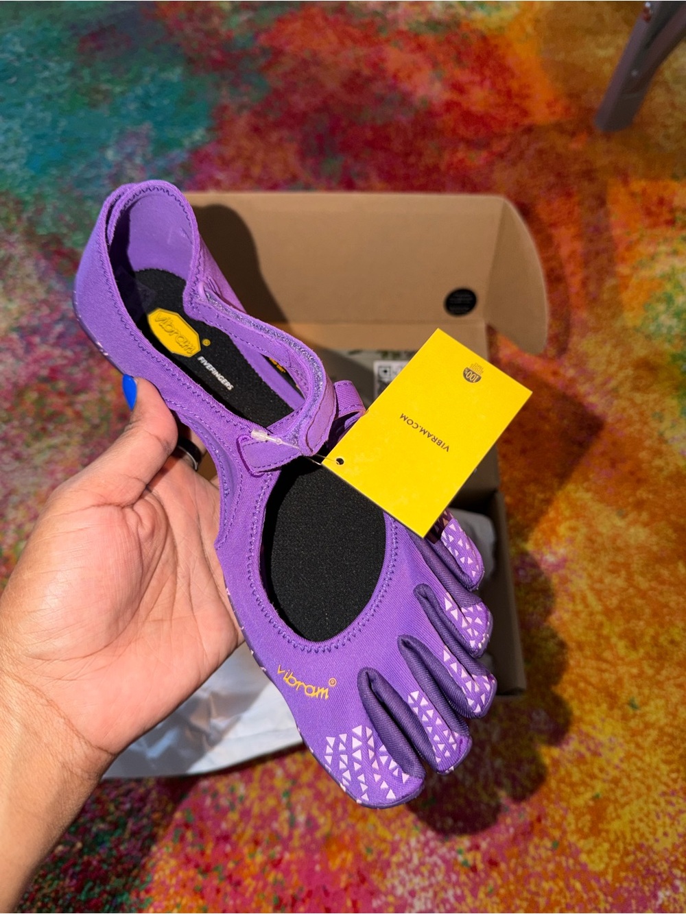 VIBRAM Women's Purple FiveFingers Vsoul Toe Shoes - Lightweight Fit